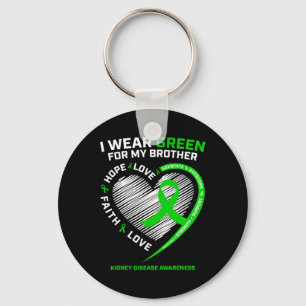 Strijder Krijger Geschenken Broer Groene Nierziekt Sleutelhanger