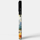 Strijder met bizon. Case-Mate iPhone case (Achterkant / Links)