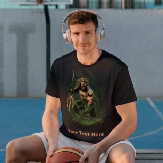 Strijder met Trishul wapen T-shirt