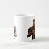 Strijder met zwaard koffiemok (Center)