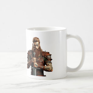 Strijder met zwaard koffiemok