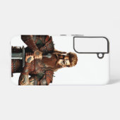 Strijder met zwaard samsung galaxy hoesje (Achterkant horizontaal)