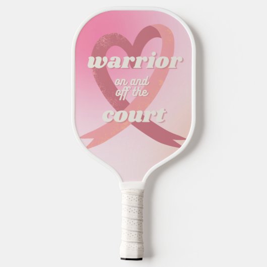 Strijder op en van de Court Pickleball Paddle (Achterkant)