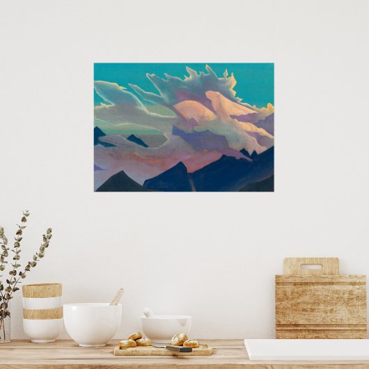Strijder van het Licht door Nicholas Roerich Poster (Keuken)
