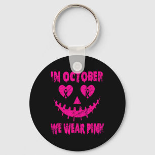 Strijders Emble Krijg Je Roze Jackolantern T-shirt Sleutelhanger