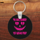 Strijders Emble Krijg Je Roze Jackolantern T-shirt Sleutelhanger (Voorkant)