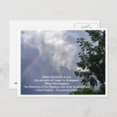 Strijders van de regenboog briefkaart (Voorkant / Achterkant)