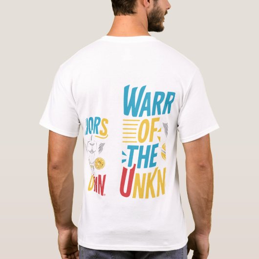 Strijders van het onbekende basic T-shirt 👕✅ (Achterkant)
