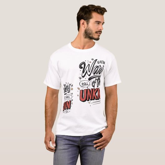 Strijders van het onbekende basic T-shirt 👕✅ (Voorkant volledig)