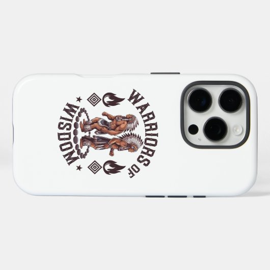 Strijders van wijsheid Case-Mate iPhone case (Achterkant (horizontaal))