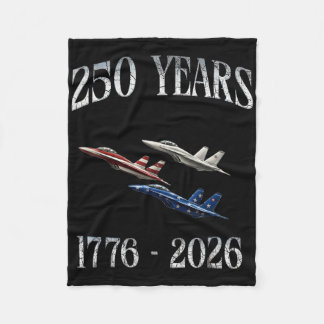 Strijdersjets Vlag 250 Jaar 1776-2026 250ste Verja Fleece Deken