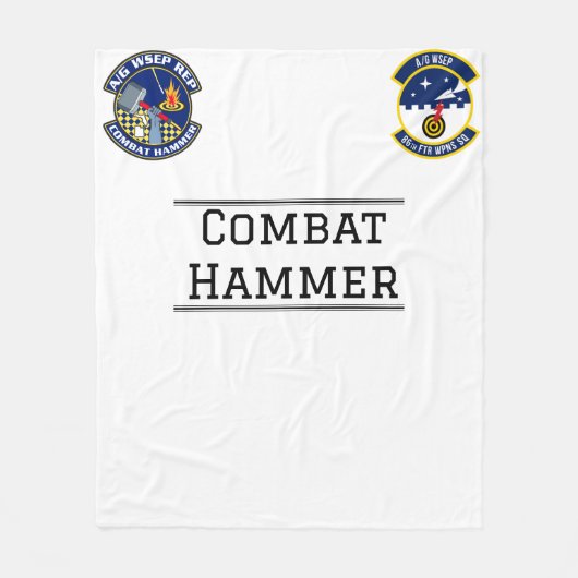 Strijdhamerdeken **IDEE** Fleece Deken (Voorkant)