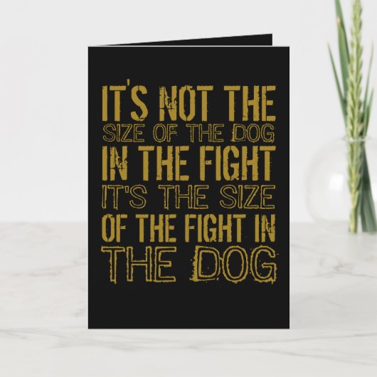 Strijdhond Kaart (Voorkant)