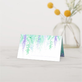 Strijdkaart voor groene paarse wijnstokken plaatskaartje