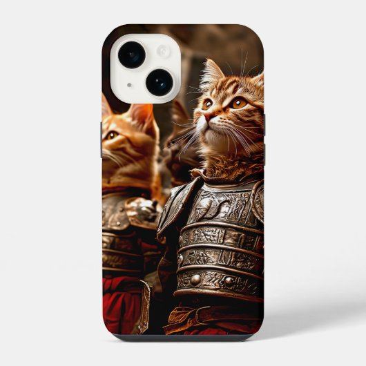 Strijdkatten iPhone Hoesje (Achterkant)