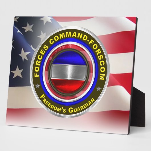 Strijdkrachten Commando FORSCOM Fotoplaat (Zijkant)