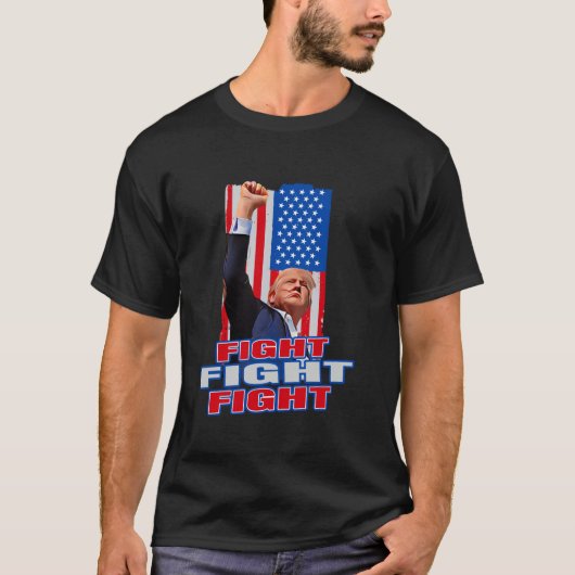 Strijdkrachten Donald Trump supporters AM T-shirt (Voorkant)