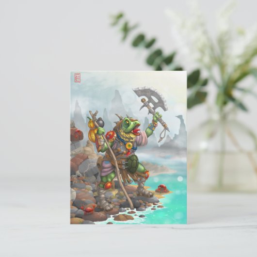 strijdkreet briefkaart (Staand voorkant)