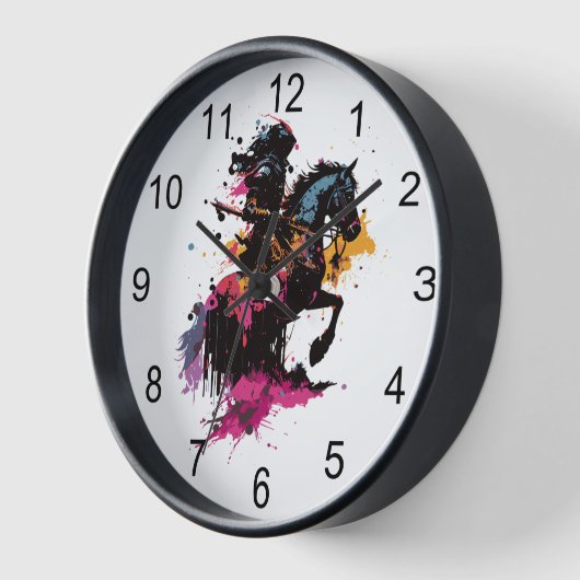 Strijdpaard in waterverf (Hoek)