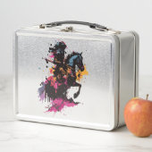 Strijdpaard in waterverf (In situ)