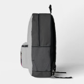 Strijdpaard in waterverf bedrukte rugzak (Rechts)