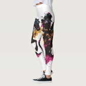 Strijdpaard in waterverf leggings (Links)