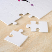 Strijdpaard in waterverf legpuzzel (Zijkant)