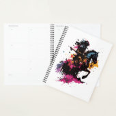 Strijdpaard in waterverf planner (Display)