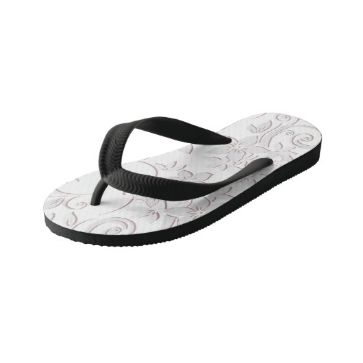 Strijdpapier 1 kinder teenslippers (Schuin)