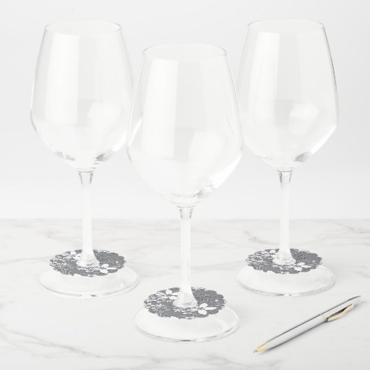 Strijdpapier 2 wijnglaslabel (Set)