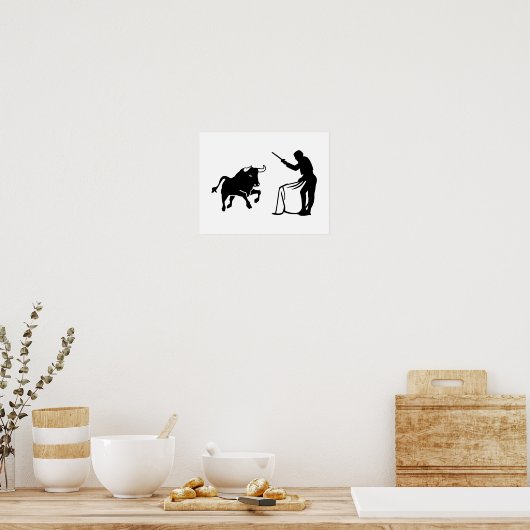 Strijdvecht tegen de pestvijver poster (Keuken)