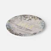 Strijdvesten en touwen van het huwelijk papieren bordje (Gekanteld)