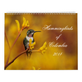Strijdvogels in Colombia Kalender