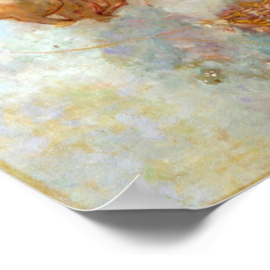 Strijdwagen van Apollo, Redon Poster (Hoek)