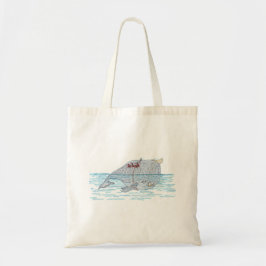 strijdwalvis tote bag