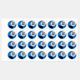 Strijk op maatlogo-etiketten labels