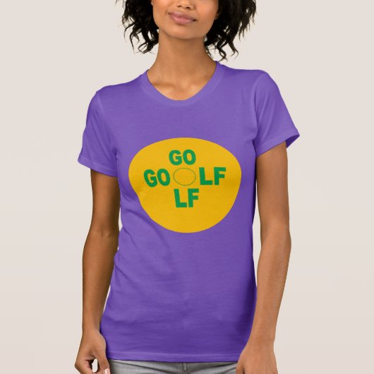 Strijke T-shirt van vrouw SPORT GOLF (Voorkant)