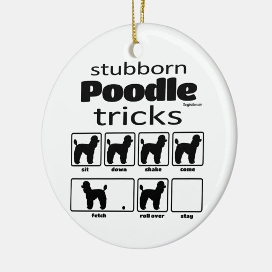 Strijken met tandenbakken keramisch ornament (Links)