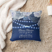 Strijklichten Foto Bruiloft Kussen (Deken)