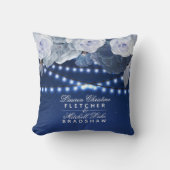 Strijklichten Foto Bruiloft Kussen (Voorkant)