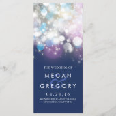 Strijklichten Marine bruiloft programma's (Voorkant)