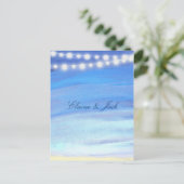 Strijklichten op het water briefkaart (Staand voorkant)