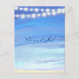 Strijklichten op het water briefkaart