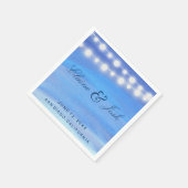 Strijklichten op het water servet (Hoek)