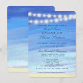 Strijklichten op het water Vrijgezellenfeest Kaart (Voorkant / Achterkant)