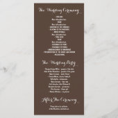 Strijklichten Palmen Strand Zonsondergang Trouwpro Programmakaart (Achterkant)