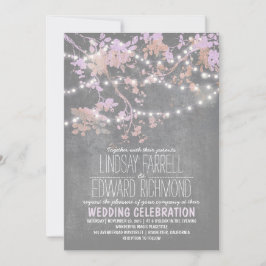 Strijklichten schattige en fancy huwelijksuitnodig kaart