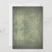 Strijklichten schattige en fancy huwelijksuitnodig kaart (Achterkant)