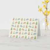 Strijkpatroon Kaart (Gele Bloem)