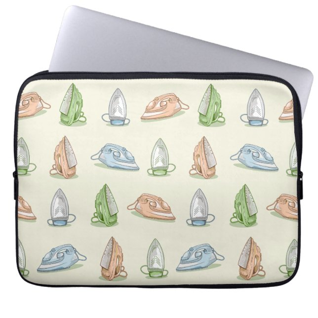 Strijkpatroon Laptop Sleeve (Voorkant)
